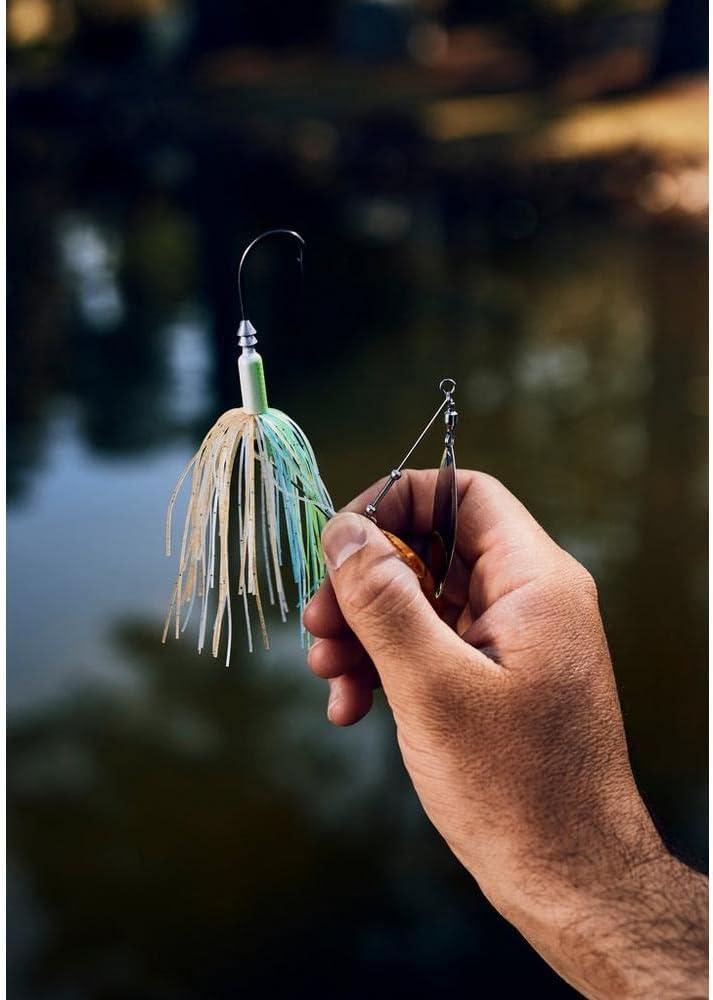 imageBerkley Power Blade Compact Fishing SpinnerbaitsShad SpawnGold Silver