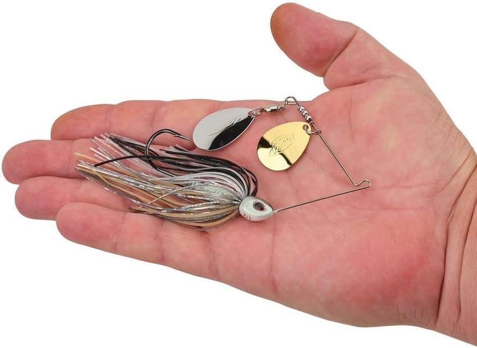 imageBerkley Power Blade Compact Fishing SpinnerbaitsShad SpawnGold Silver