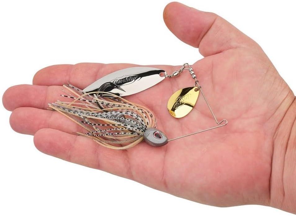 imageBerkley Power Blade Compact Fishing SpinnerbaitsSilver BulletGold Silver