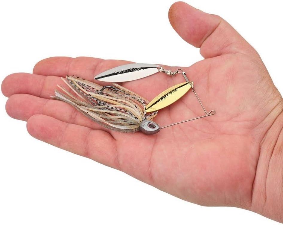 imageBerkley Power Blade Compact Fishing SpinnerbaitsSilver BulletGold Silver