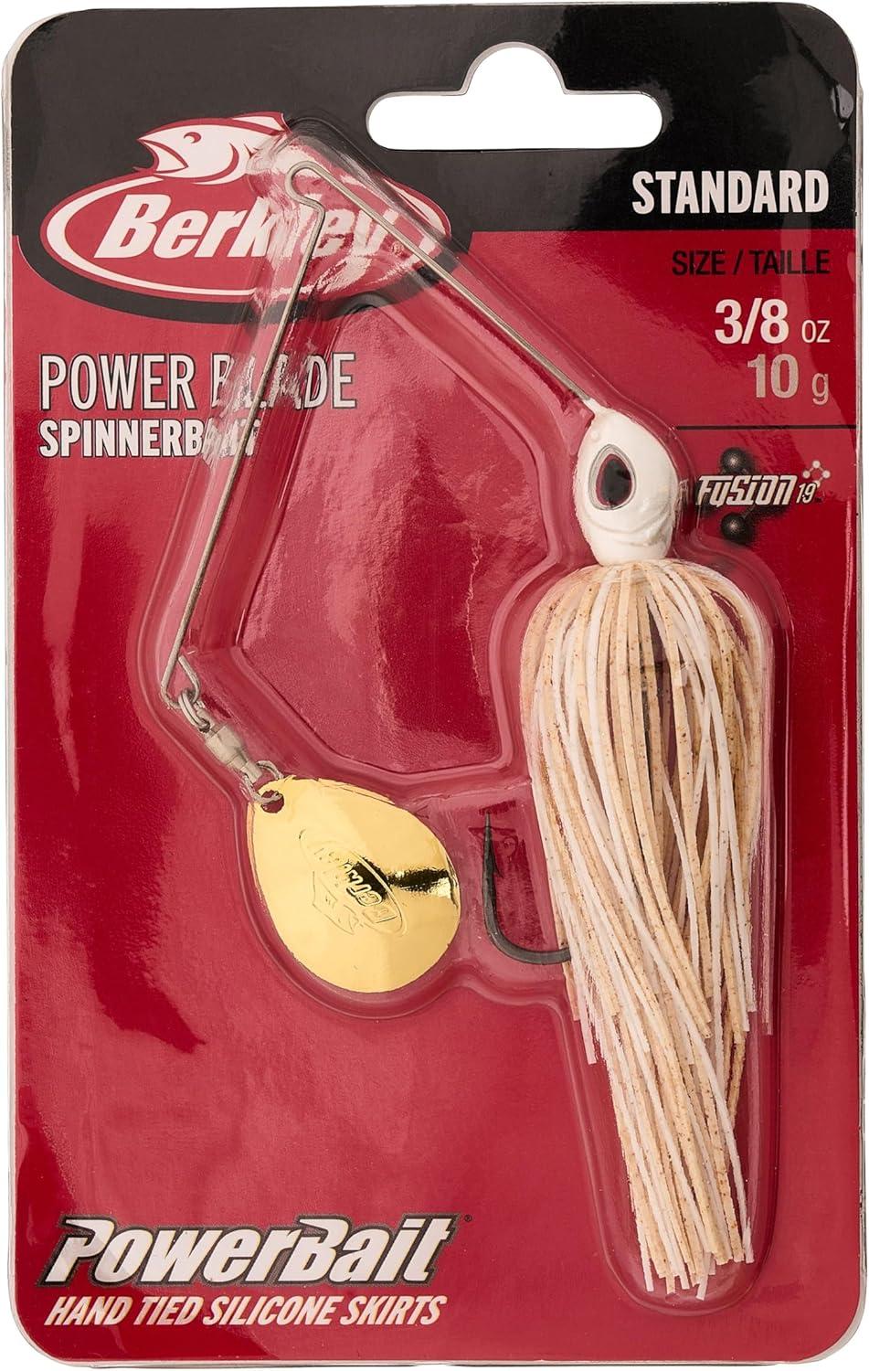 imageBerkley Power Blade Compact Fishing SpinnerbaitsWhiteGold