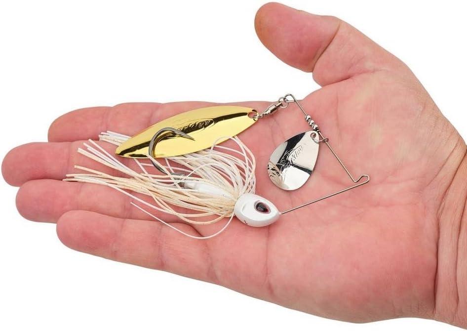 imageBerkley Power Blade Compact Fishing SpinnerbaitsWhiteSilver Gold