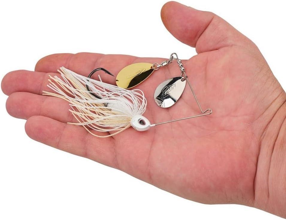 imageBerkley Power Blade Compact Fishing SpinnerbaitsWhiteSilver Gold