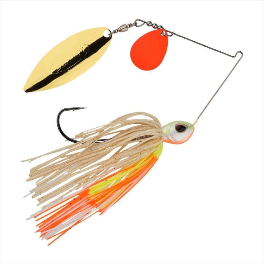 imageBerkley Power Blade Compact Fishing SpinnerbaitsWhiteSilver Gold