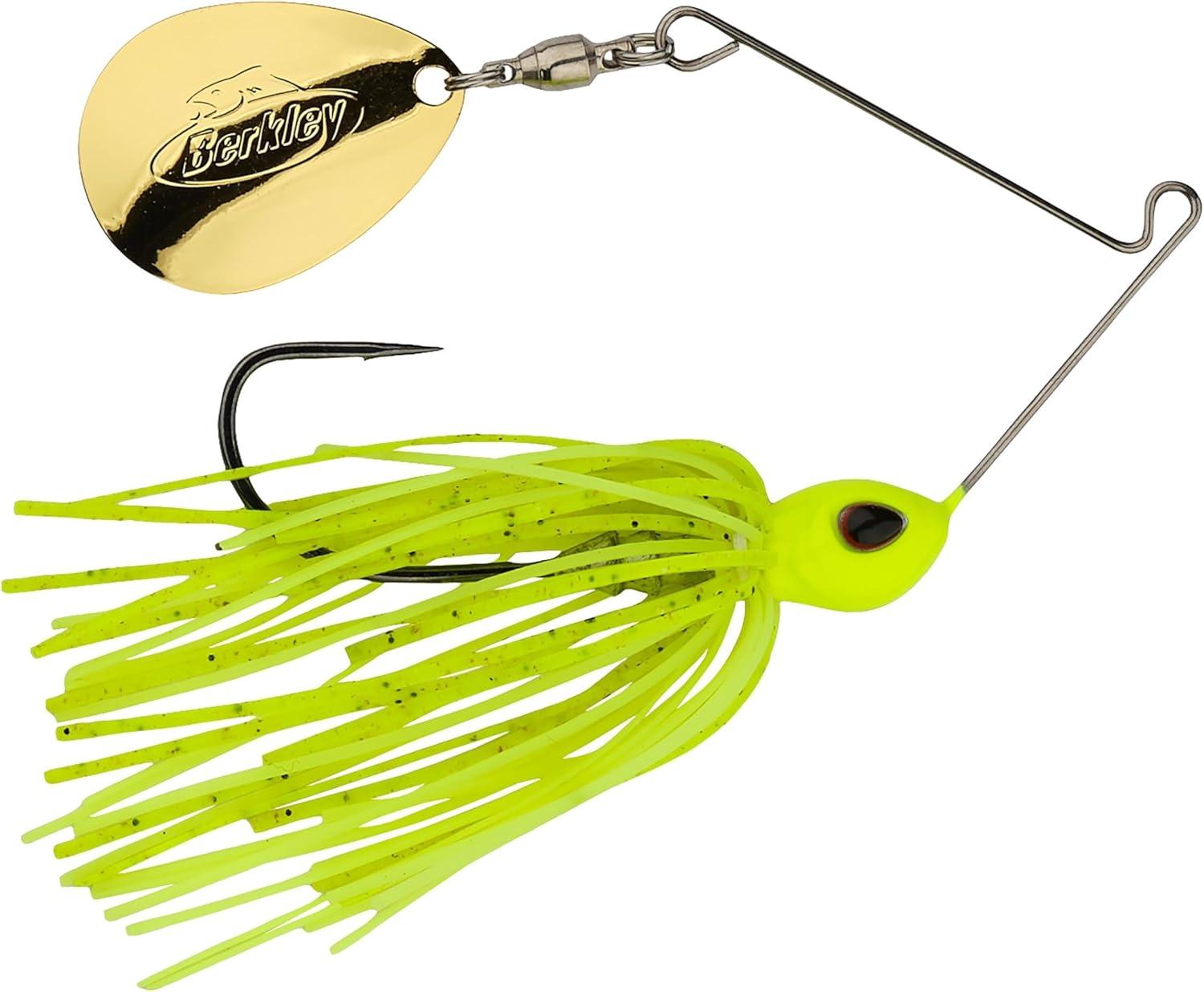 imageBerkley Power Blade Standard Fishing SpinnerbaitsChartreuseGold