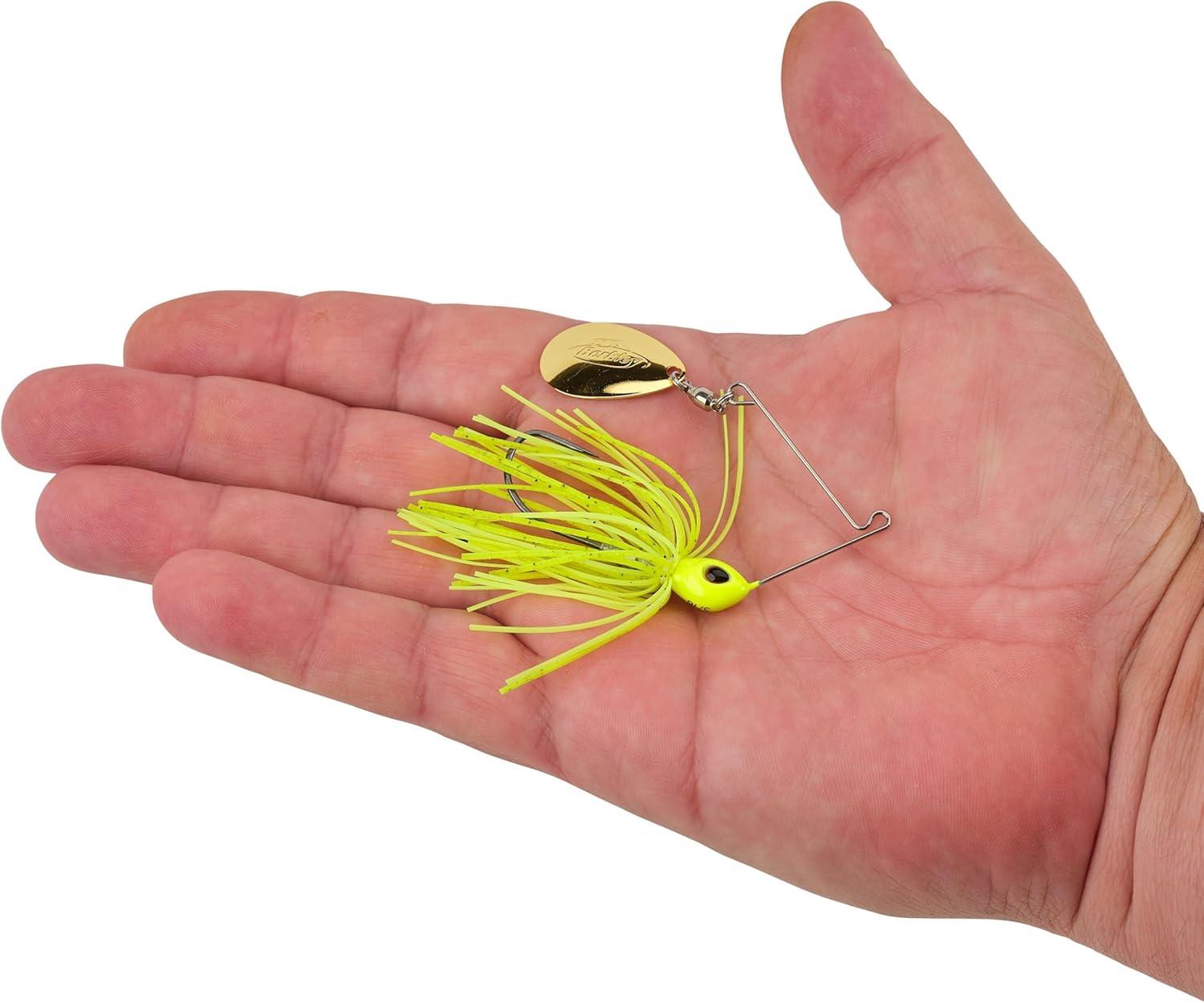 imageBerkley Power Blade Standard Fishing SpinnerbaitsChartreuseGold
