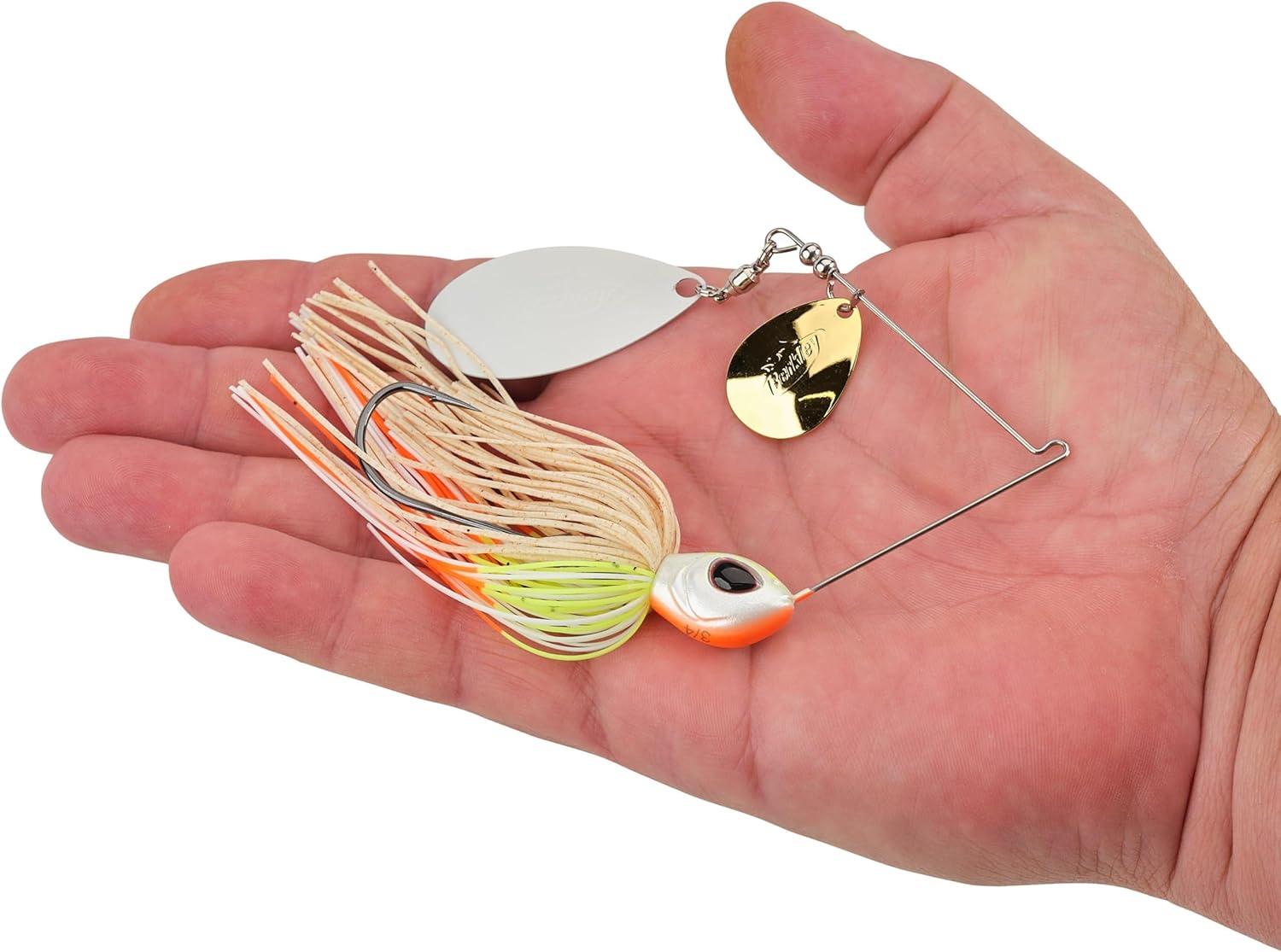 imageBerkley Power Blade Standard Fishing SpinnerbaitsColeslawGold White