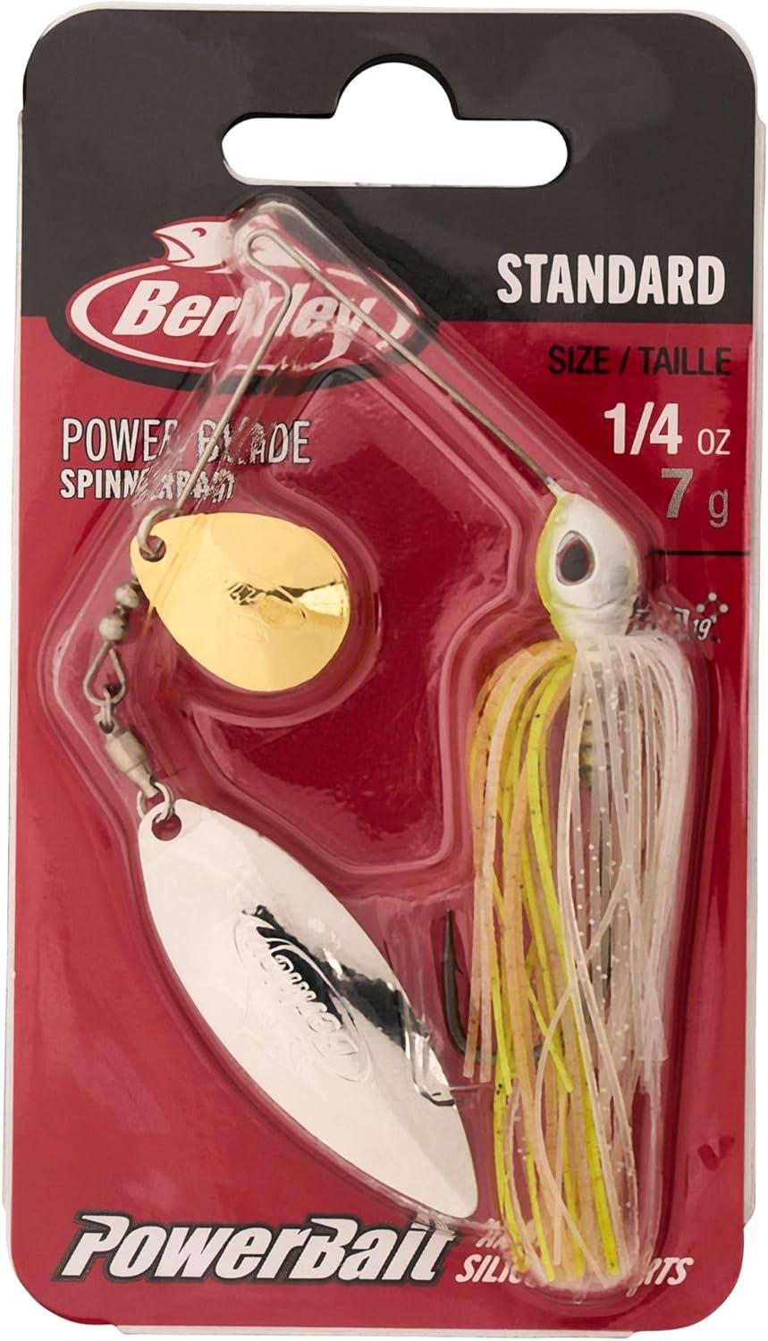 imageBerkley Power Blade Standard Fishing SpinnerbaitsE2 MagicGold Silver