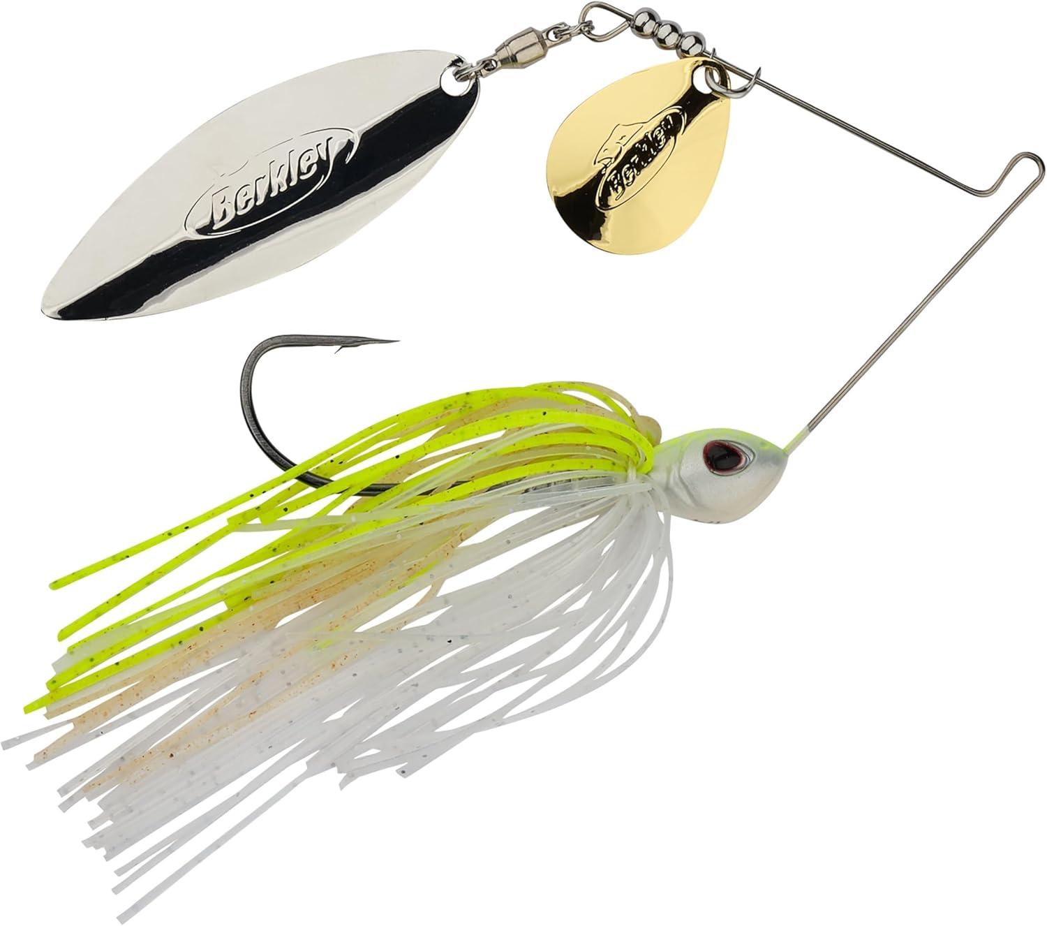 imageBerkley Power Blade Standard Fishing SpinnerbaitsE2 MagicGold Silver