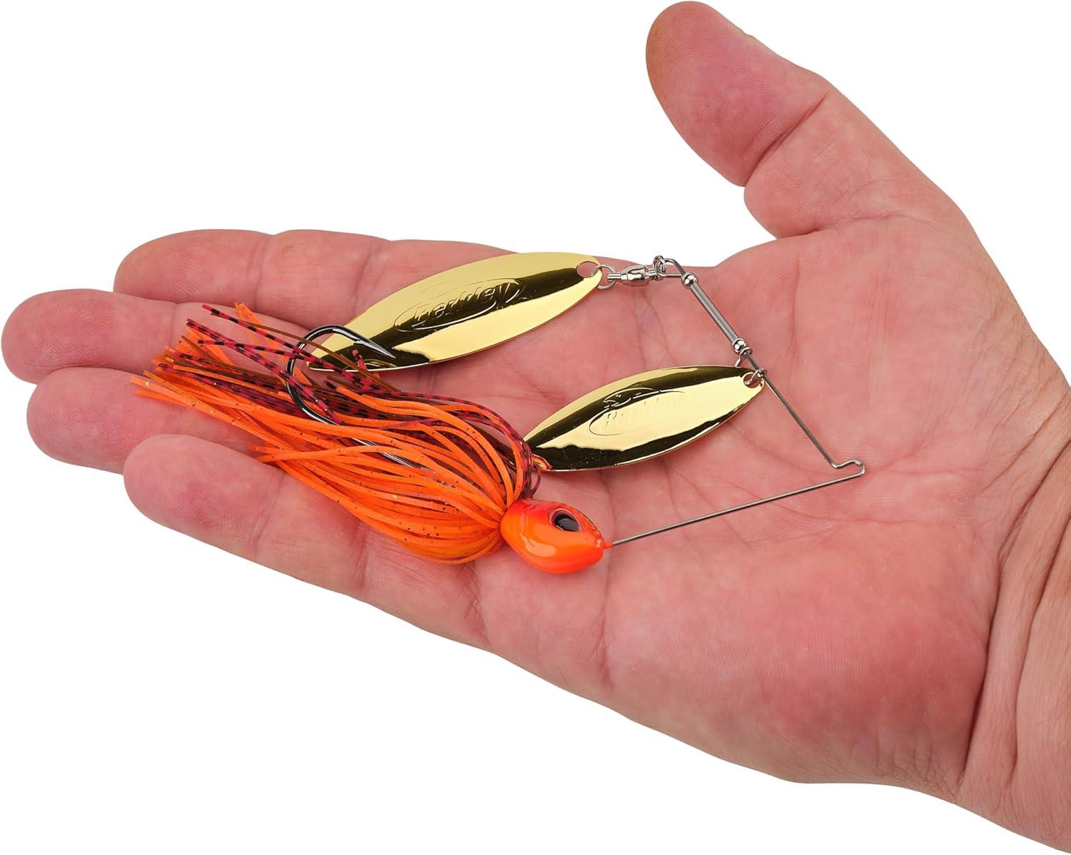 imageBerkley Power Blade Standard Fishing SpinnerbaitsFire CrawGold Gold