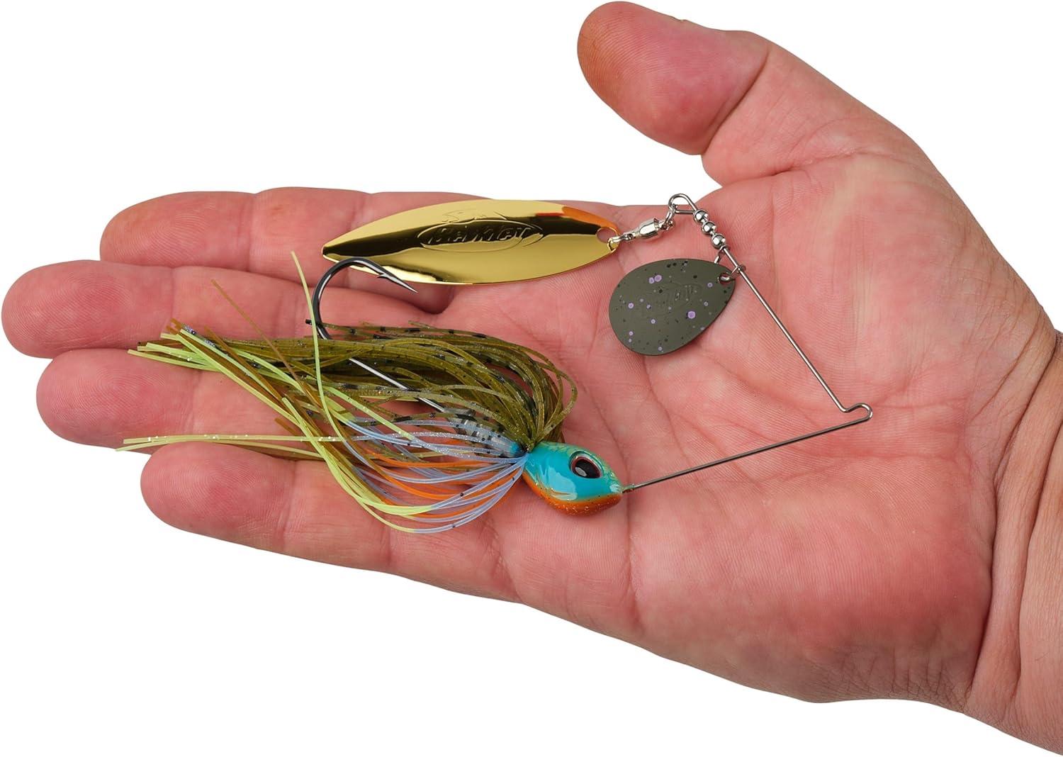 imageBerkley Power Blade Standard Fishing SpinnerbaitsGill SpawnGreen Pumpkin Gold