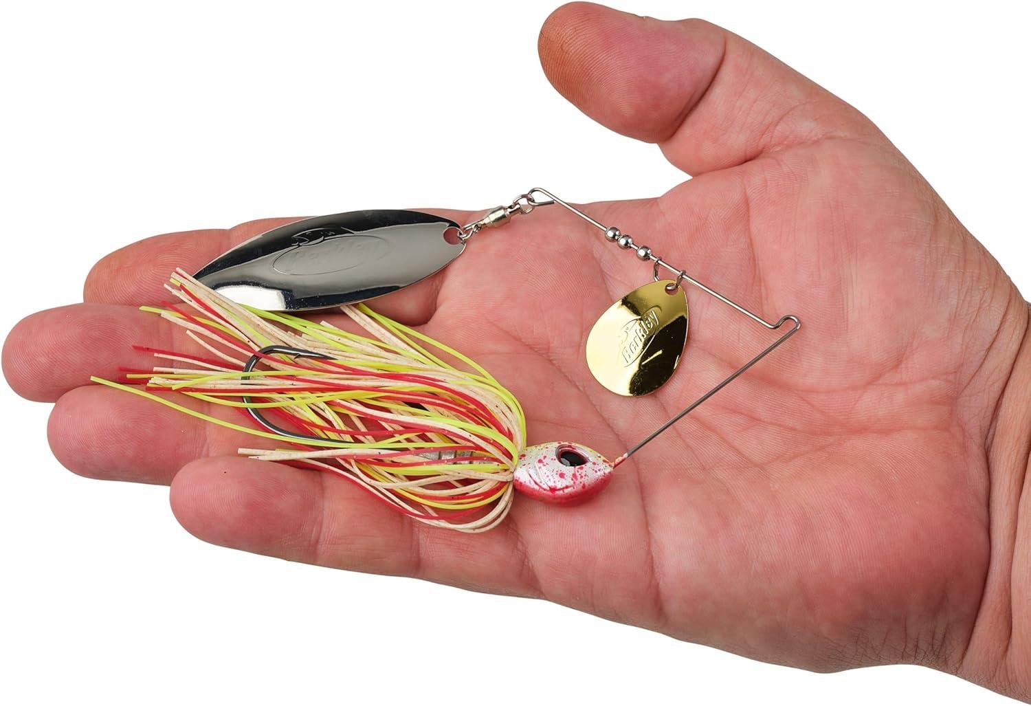 imageBerkley Power Blade Standard Fishing SpinnerbaitsHot SlawGold Silver