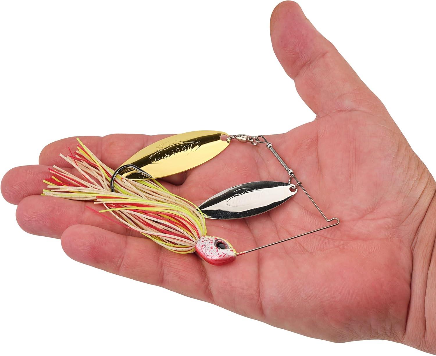 imageBerkley Power Blade Standard Fishing SpinnerbaitsHot SlawSilver Gold