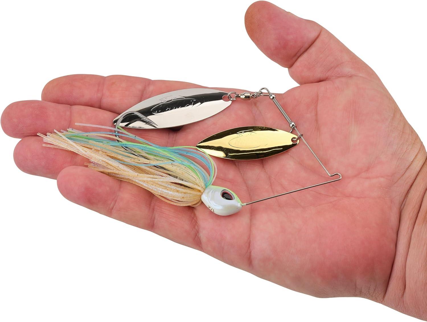 imageBerkley Power Blade Standard Fishing SpinnerbaitsPretty OneGold Silver