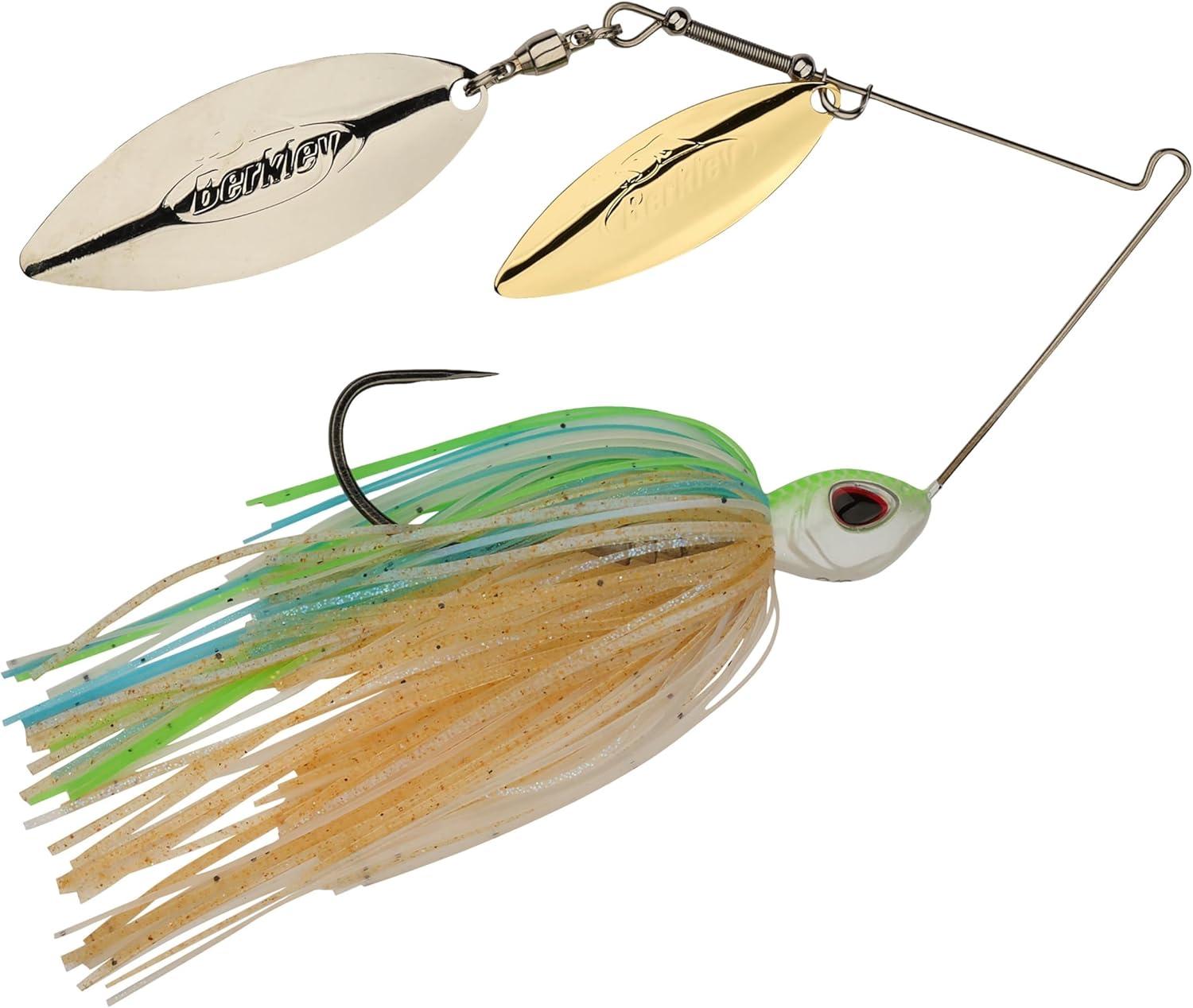 imageBerkley Power Blade Standard Fishing SpinnerbaitsPretty OneGold Silver