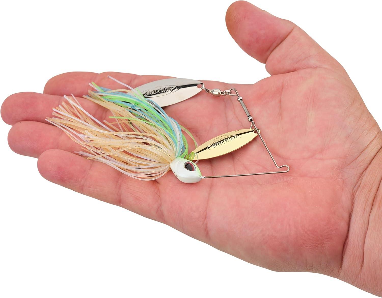 imageBerkley Power Blade Standard Fishing SpinnerbaitsPretty OneGold Silver