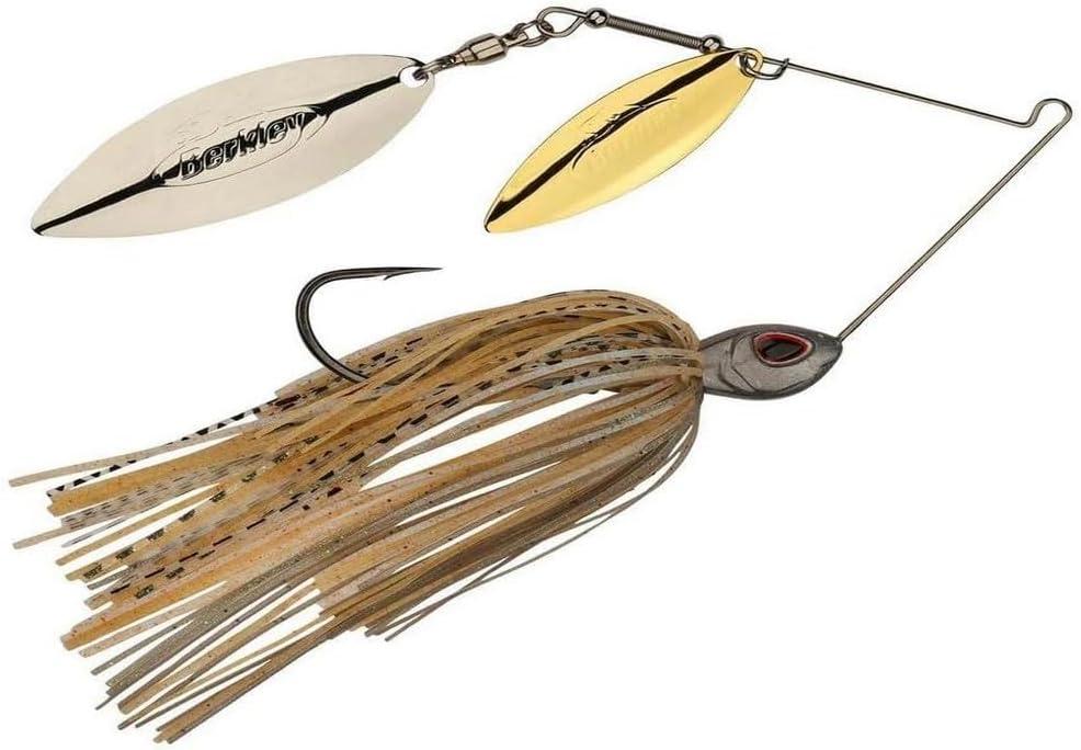 imageBerkley Power Blade Standard Fishing SpinnerbaitsSilver BulletGold Silver