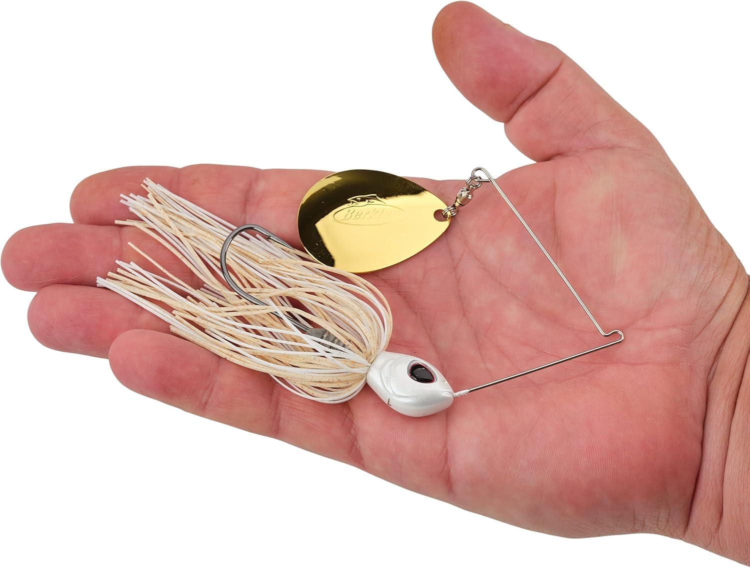 imageBerkley Power Blade Standard Fishing SpinnerbaitsWhiteGold