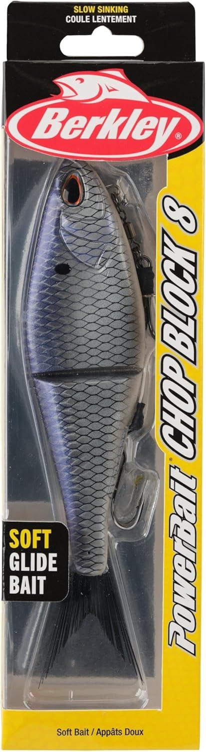 imageBerkley PowerBait Chop Block Fishing Soft BaitChrome Gizzard
