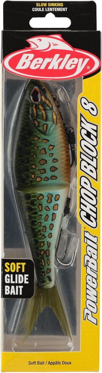 imageBerkley PowerBait Chop Block Fishing Soft BaitMatte Pumpkinseed