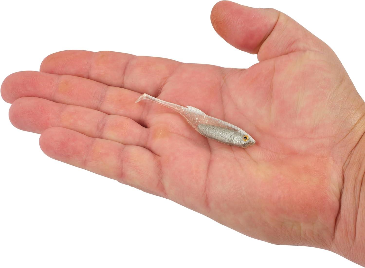 imageBerkley PowerBait Drip Swimmer Fishing Soft BaitWhite Shiner