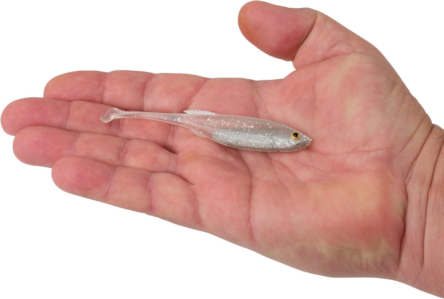 imageBerkley PowerBait Drip Swimmer Fishing Soft BaitWhite Shiner