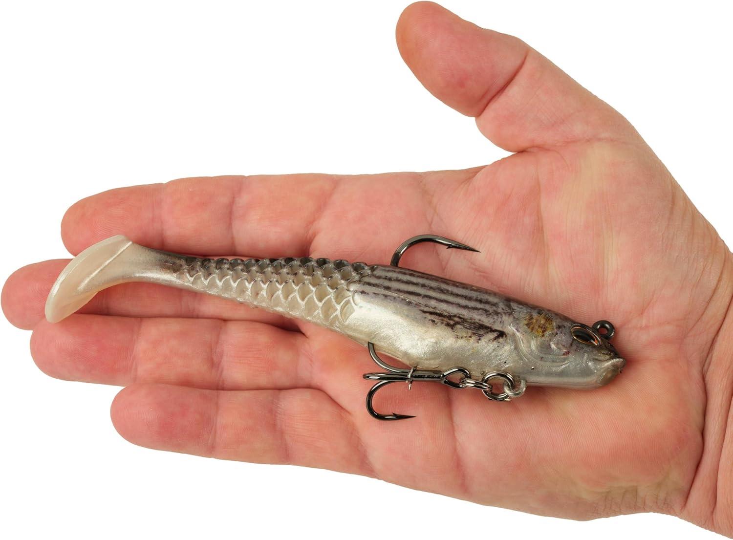 imageBerkley PowerBait Saltwater PreRigged Cullshad Fishing Soft BaitMullet