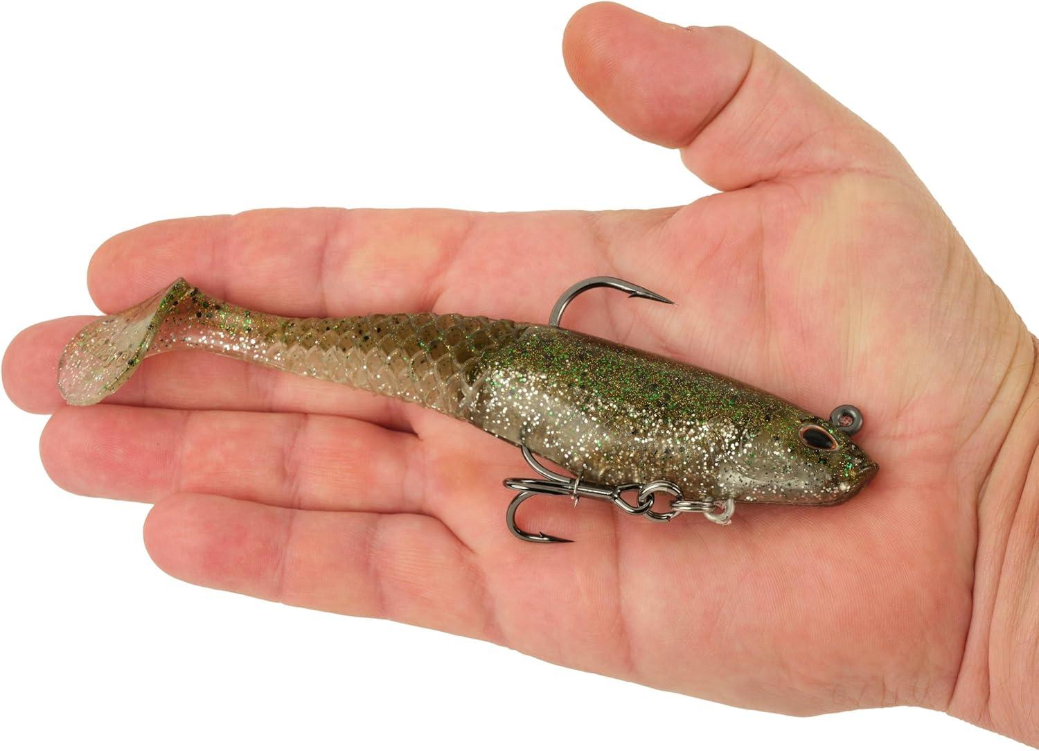 imageBerkley PowerBait Saltwater PreRigged Cullshad Fishing Soft BaitSilver Flash