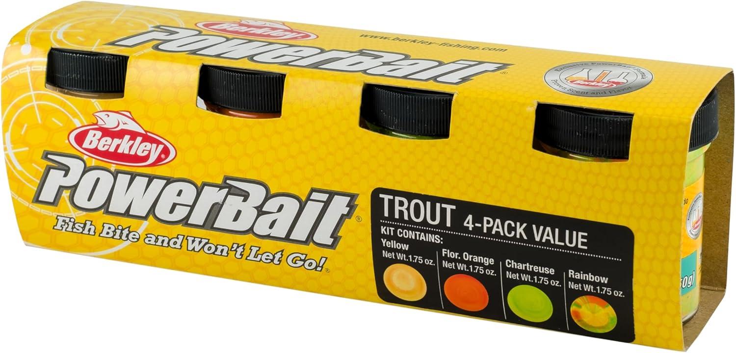 imageBerkley PowerBait Trout Fishing Dough BaitAssorted 4Pack