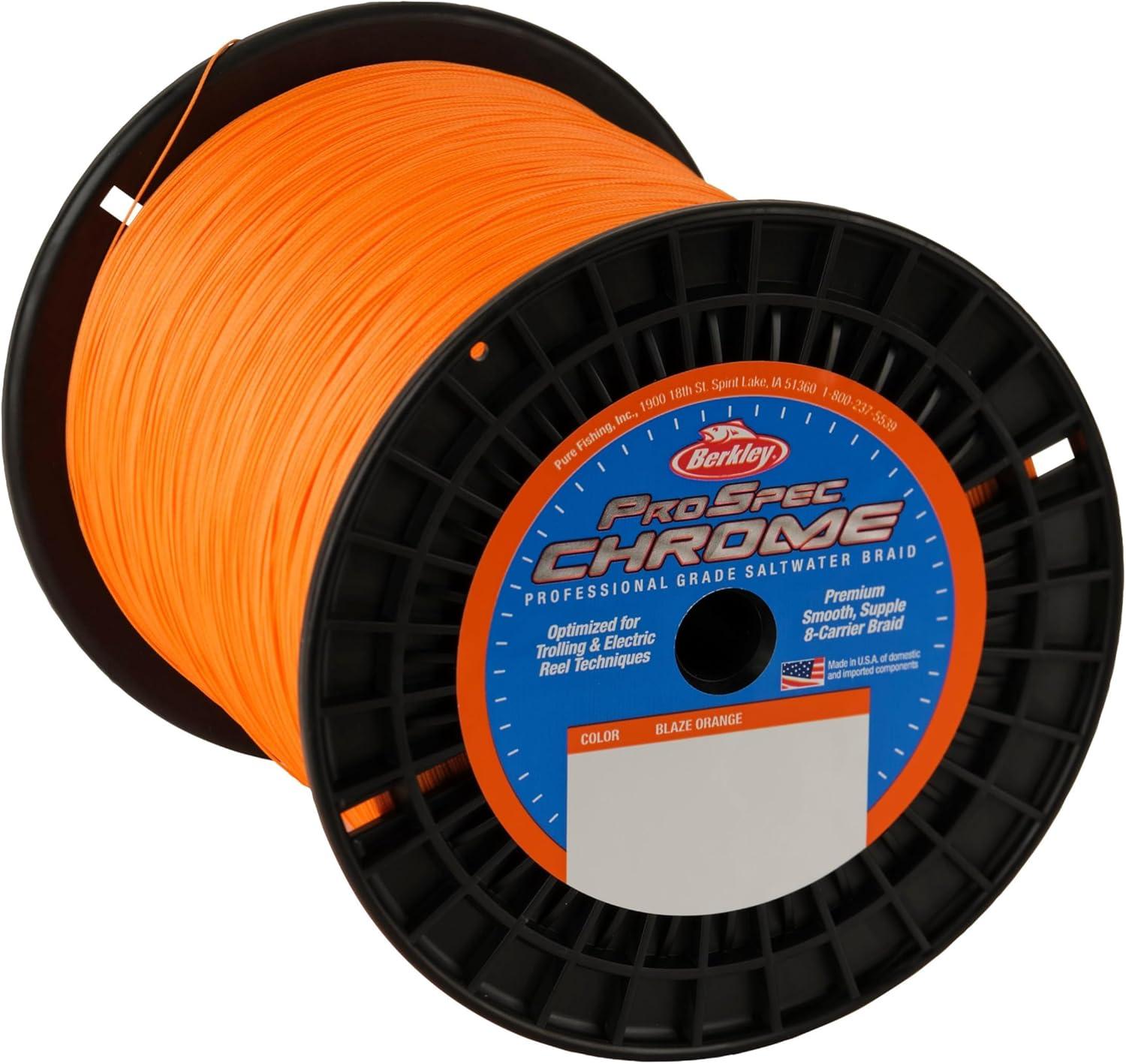imageBerkley ProSpec Chrome Braid Fishing LineBlaze Orange