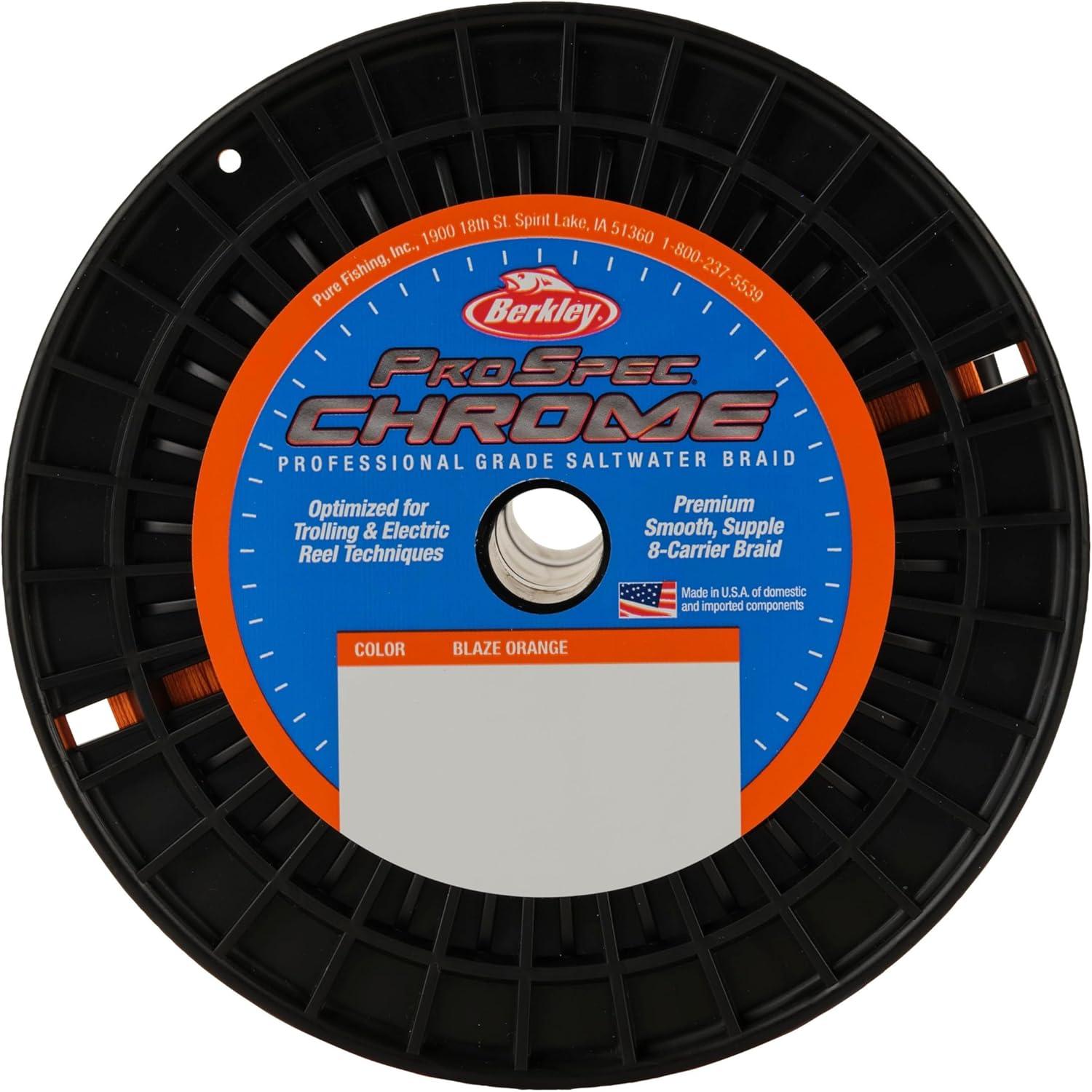 imageBerkley ProSpec Chrome Braid Fishing LineBlaze Orange