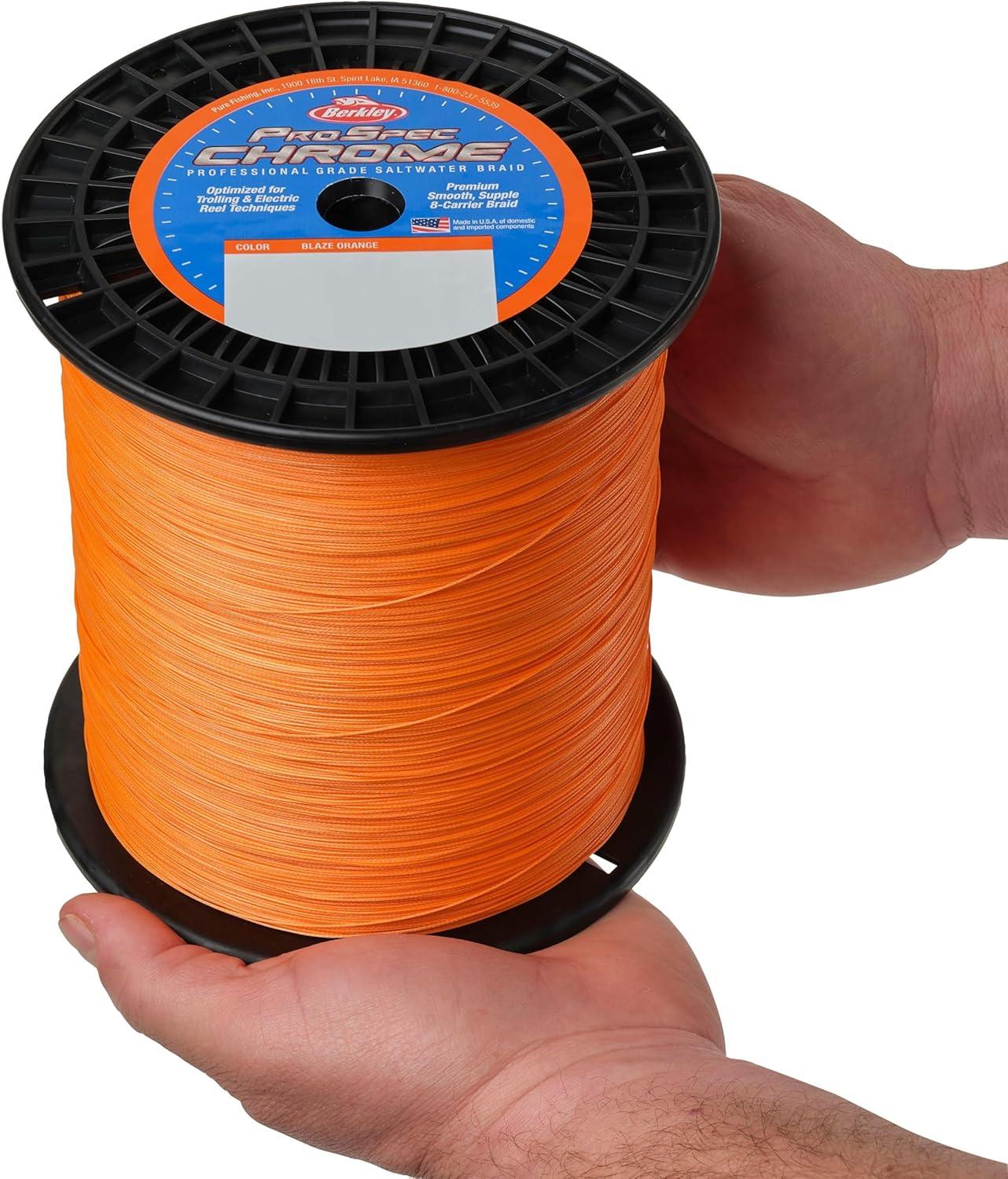 imageBerkley ProSpec Chrome Braid Fishing LineBlaze Orange