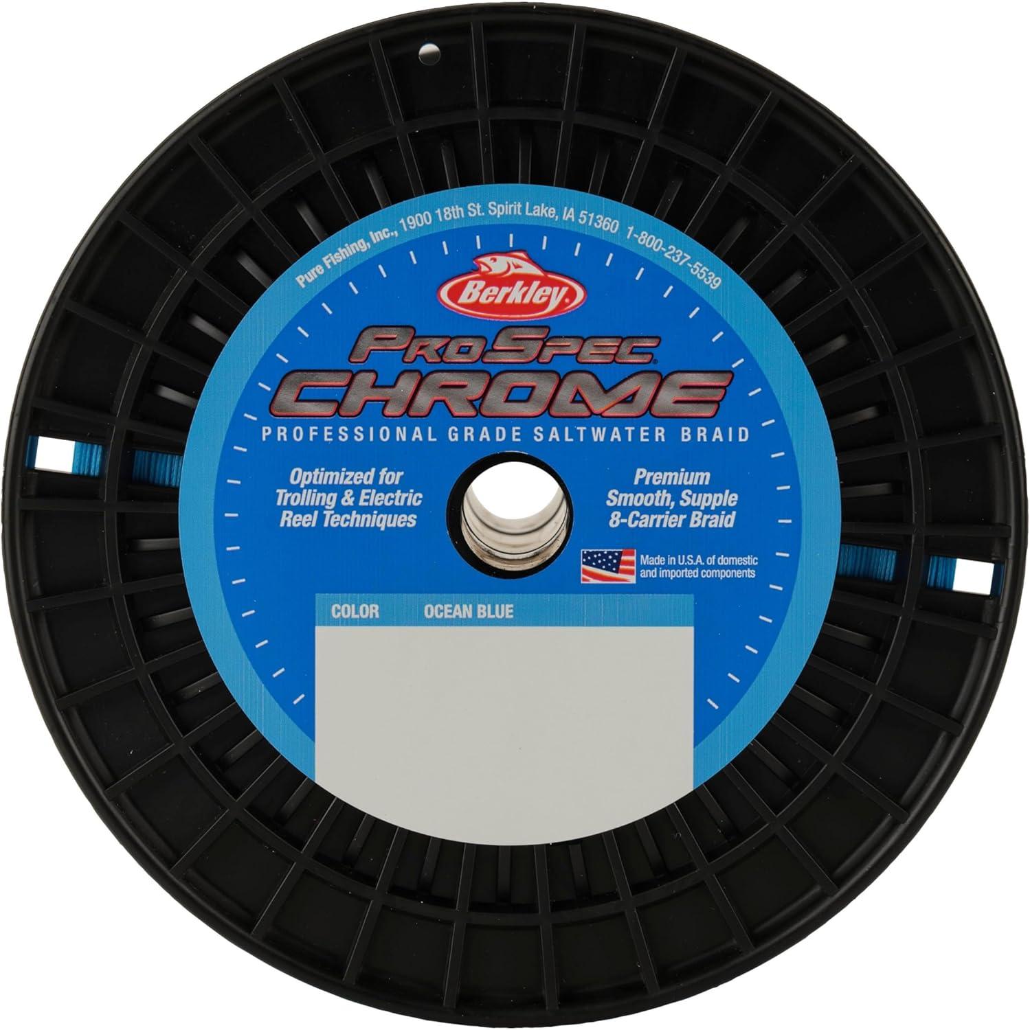 imageBerkley ProSpec Chrome Braid Fishing LineOcean Blue