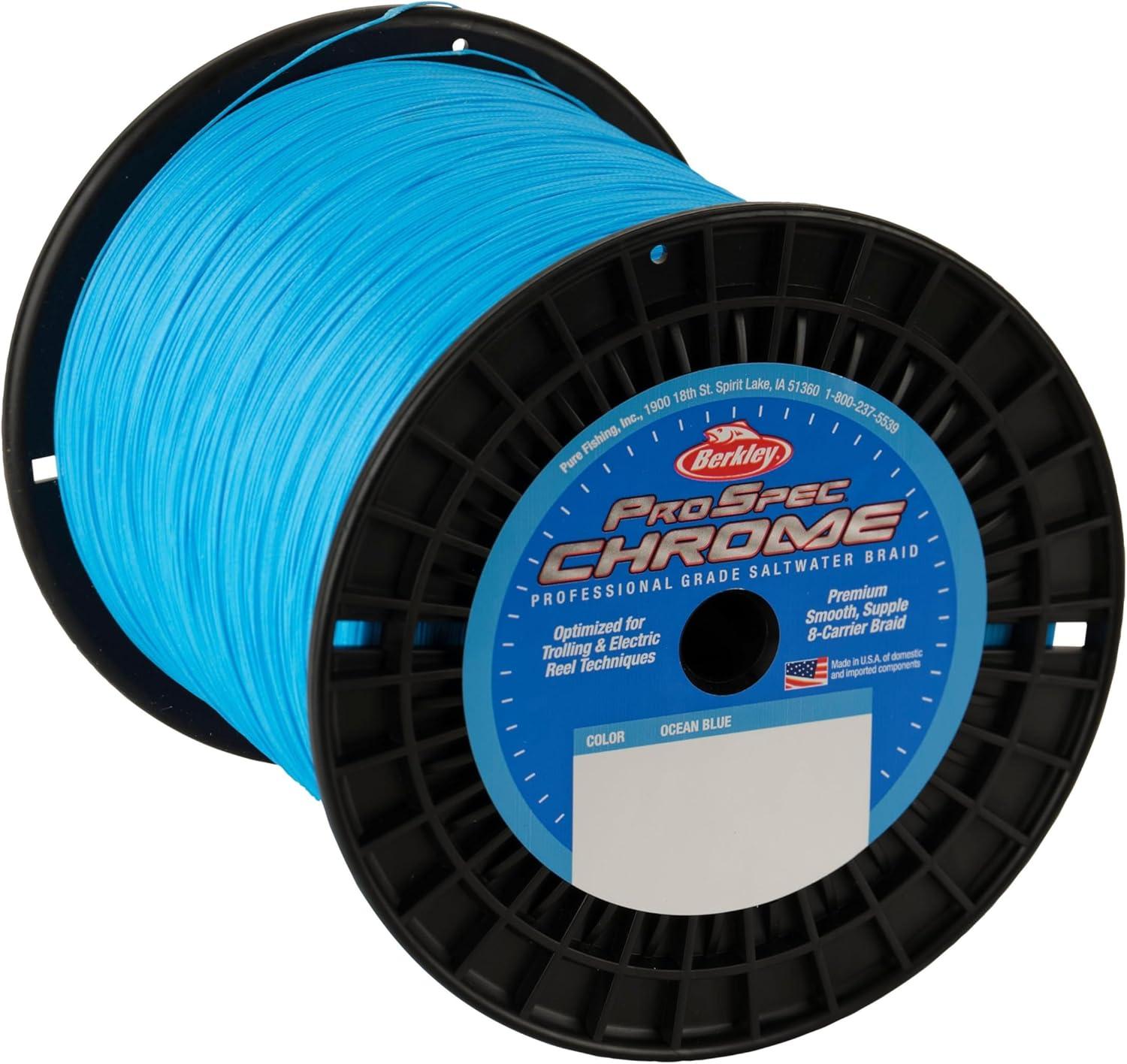 imageBerkley ProSpec Chrome Braid Fishing LineOcean Blue