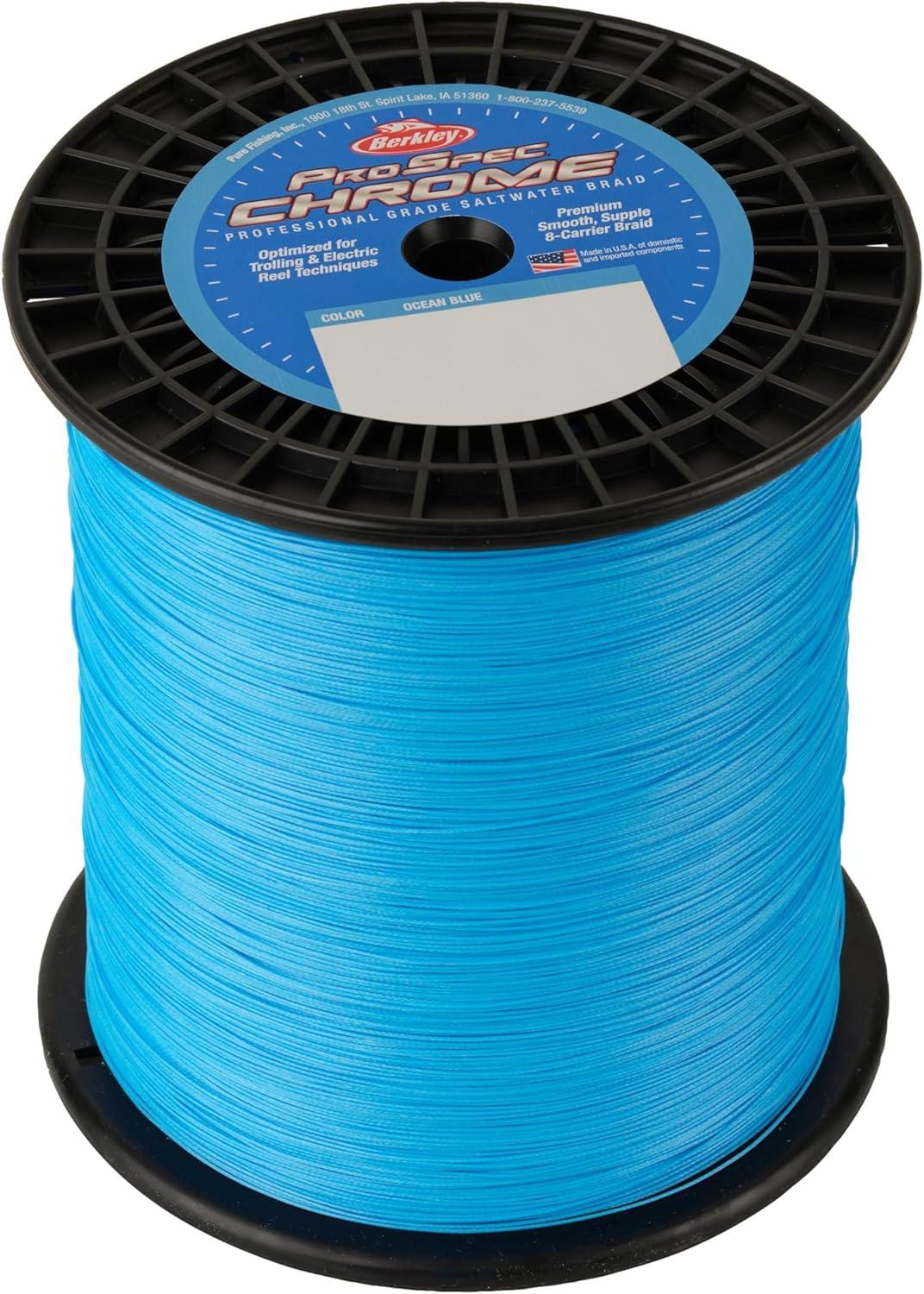 imageBerkley ProSpec Chrome Braid Fishing LineOcean Blue