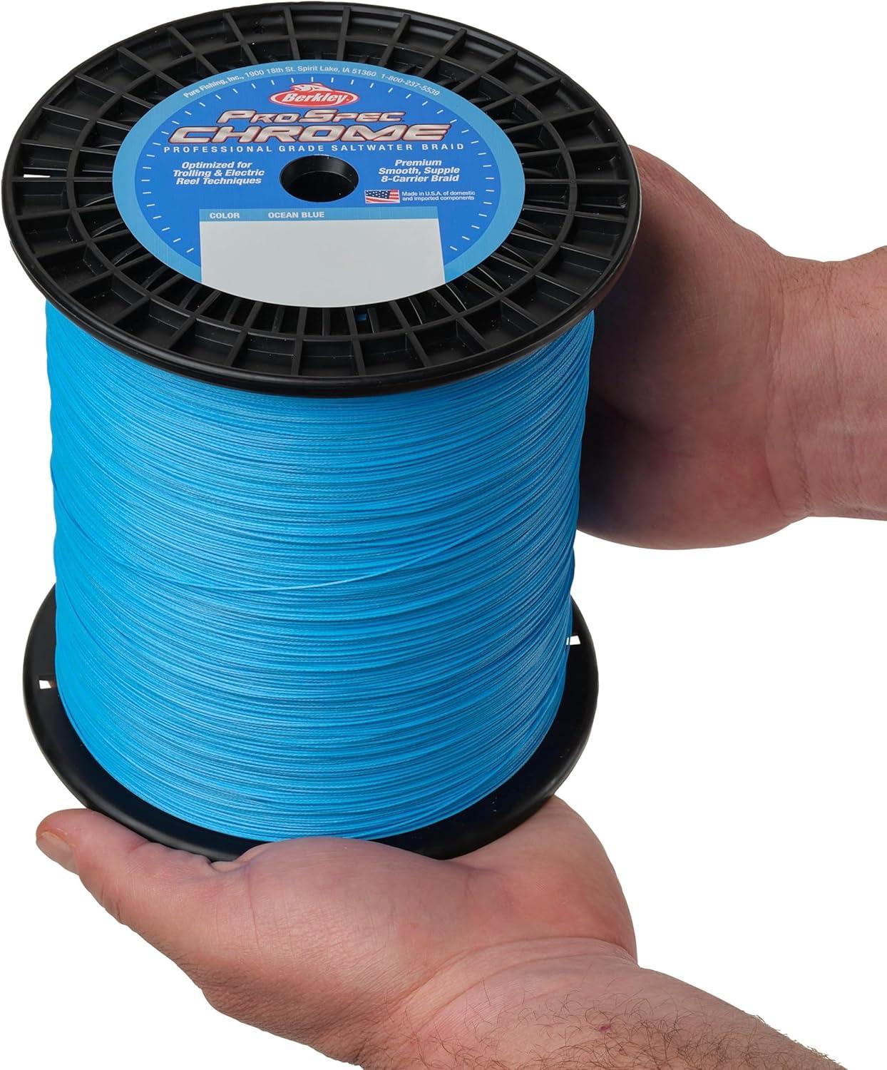 imageBerkley ProSpec Chrome Braid Fishing LineOcean Blue
