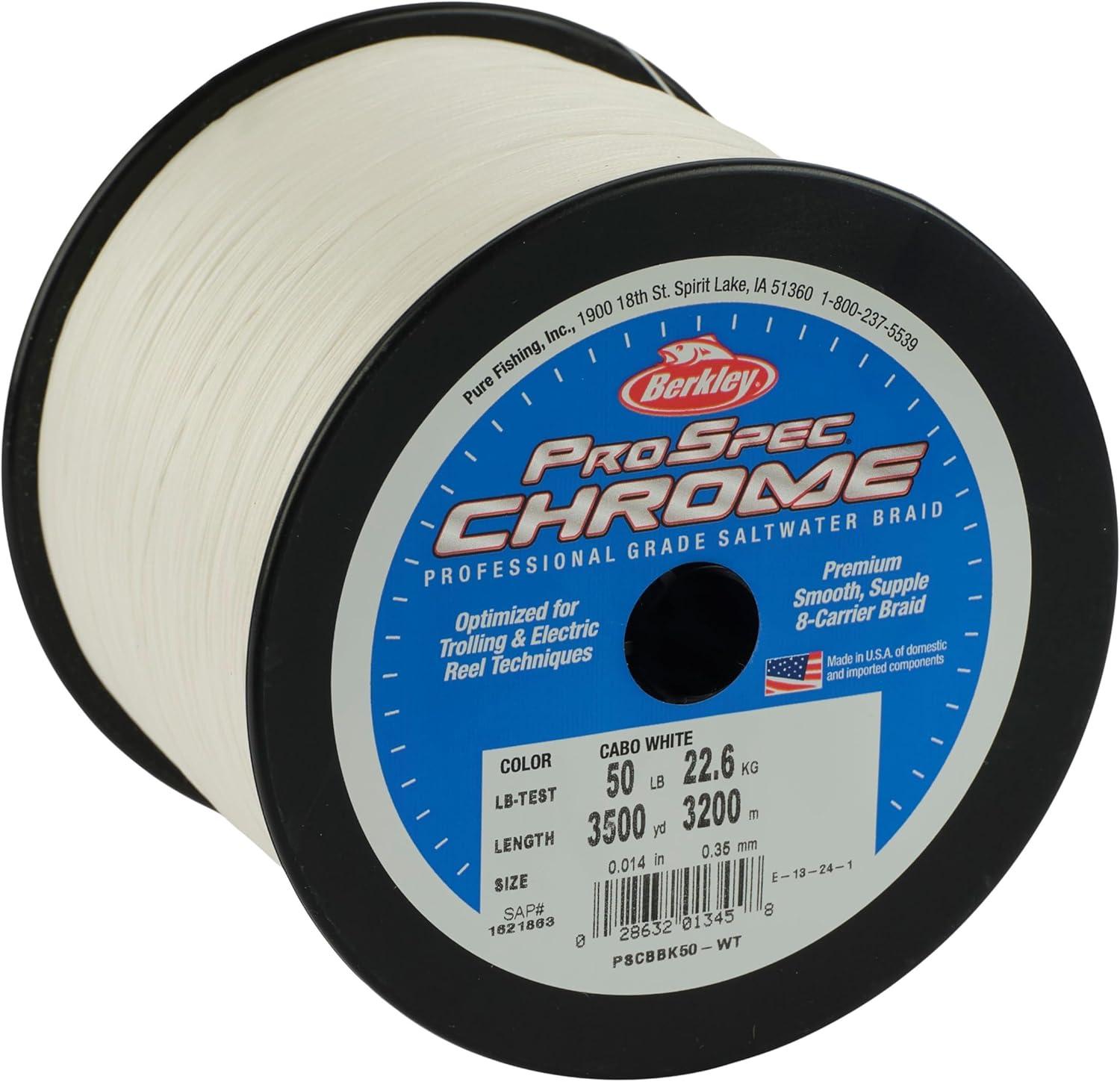 imageBerkley ProSpec Chrome Braid Fishing LineWhite