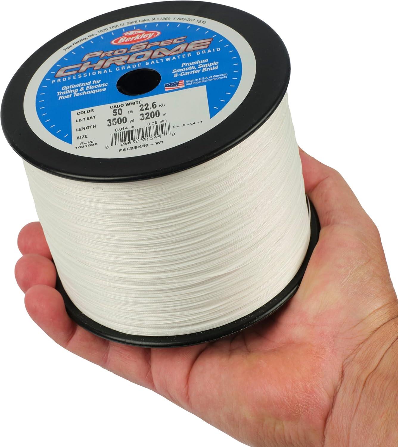 imageBerkley ProSpec Chrome Braid Fishing LineWhite
