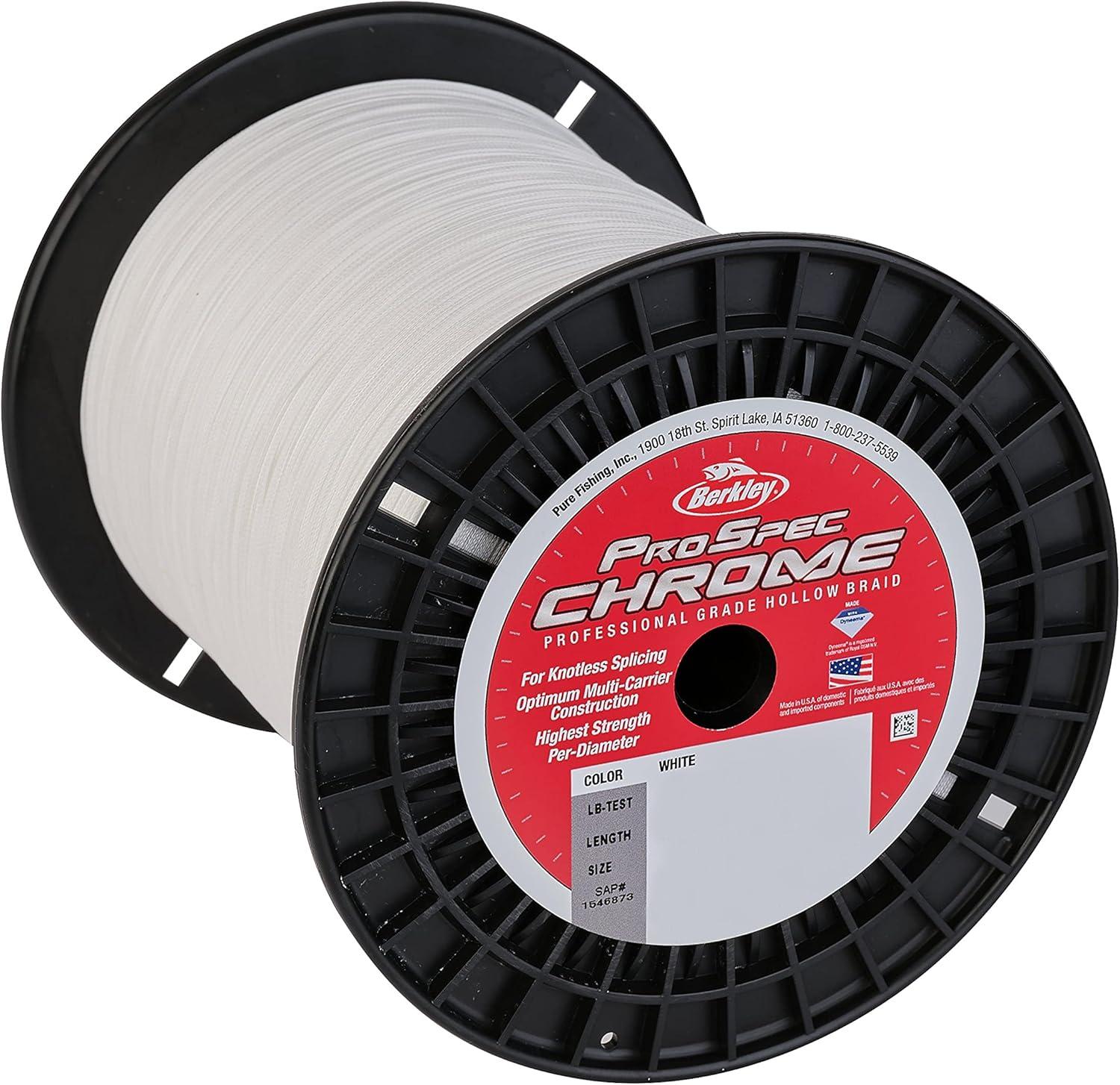 imageBerkley ProSpec Chrome Premium Hollow Braid100lb 453kg