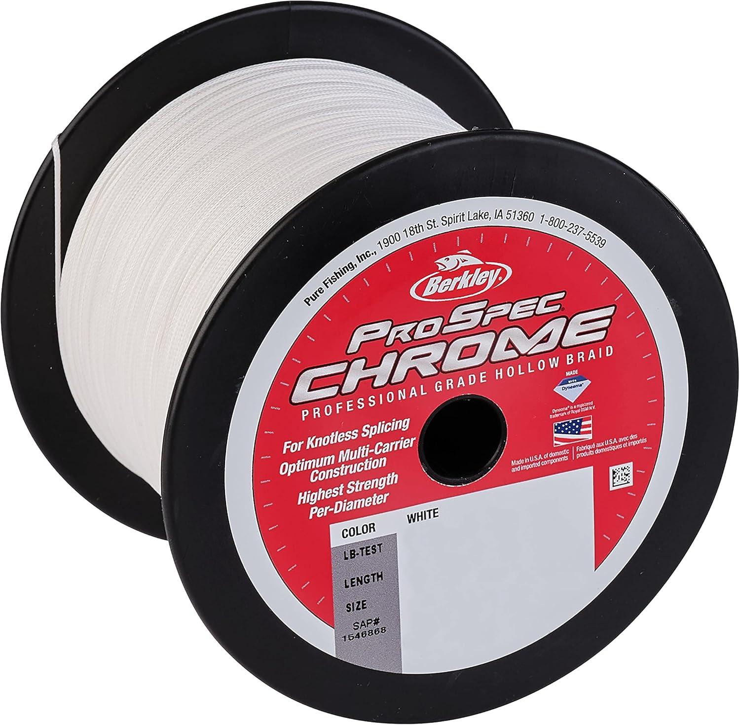 imageBerkley ProSpec Chrome Premium Hollow Braid80lb 362kg