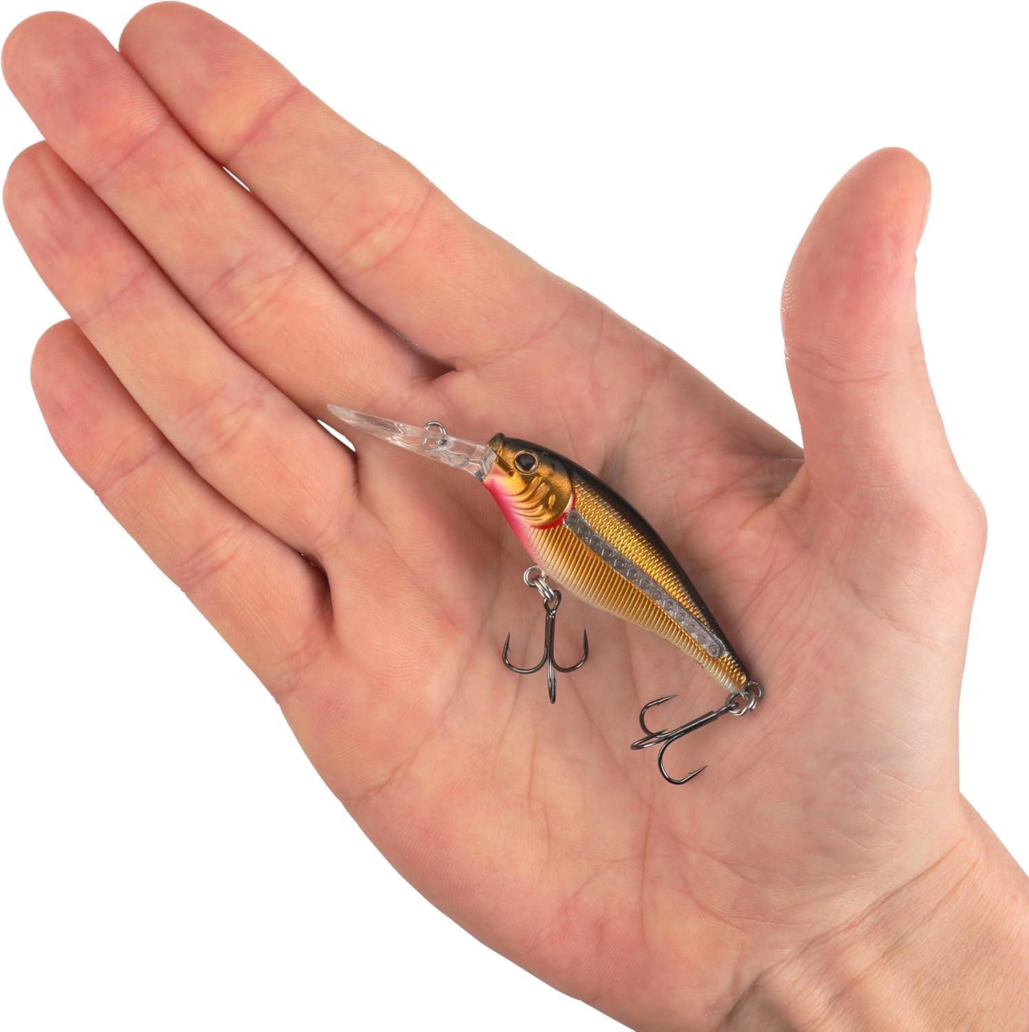 imageBerkley Scented Flicker Shad Fishing Hard BaitBlack Gold Pro Pack