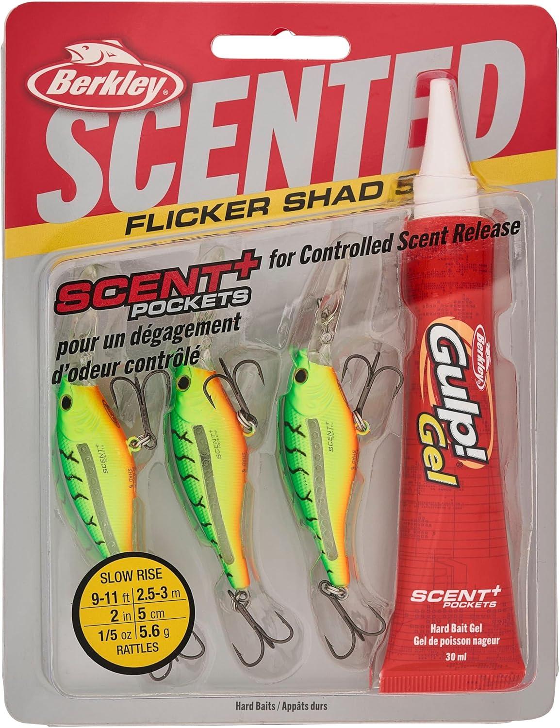 imageBerkley Scented Flicker Shad Fishing Hard BaitFiretiger Pro Pack
