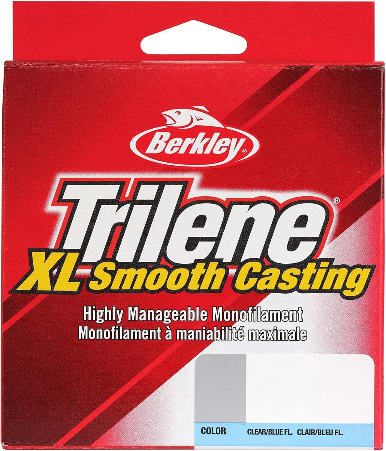 imageBerkley Trilene XL Monofilament Fishing LineFluorescent ClearBlue