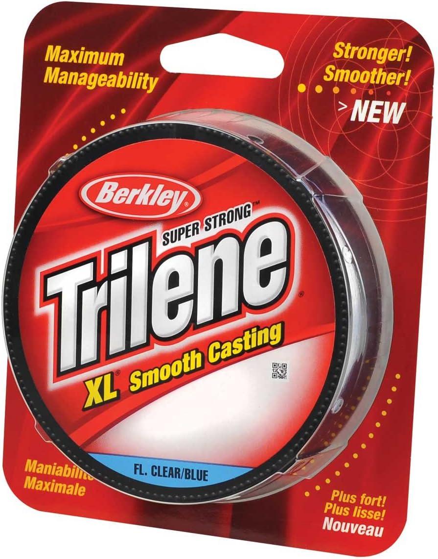 imageBerkley Trilene XL Monofilament Fishing LineFluorescent ClearBlue