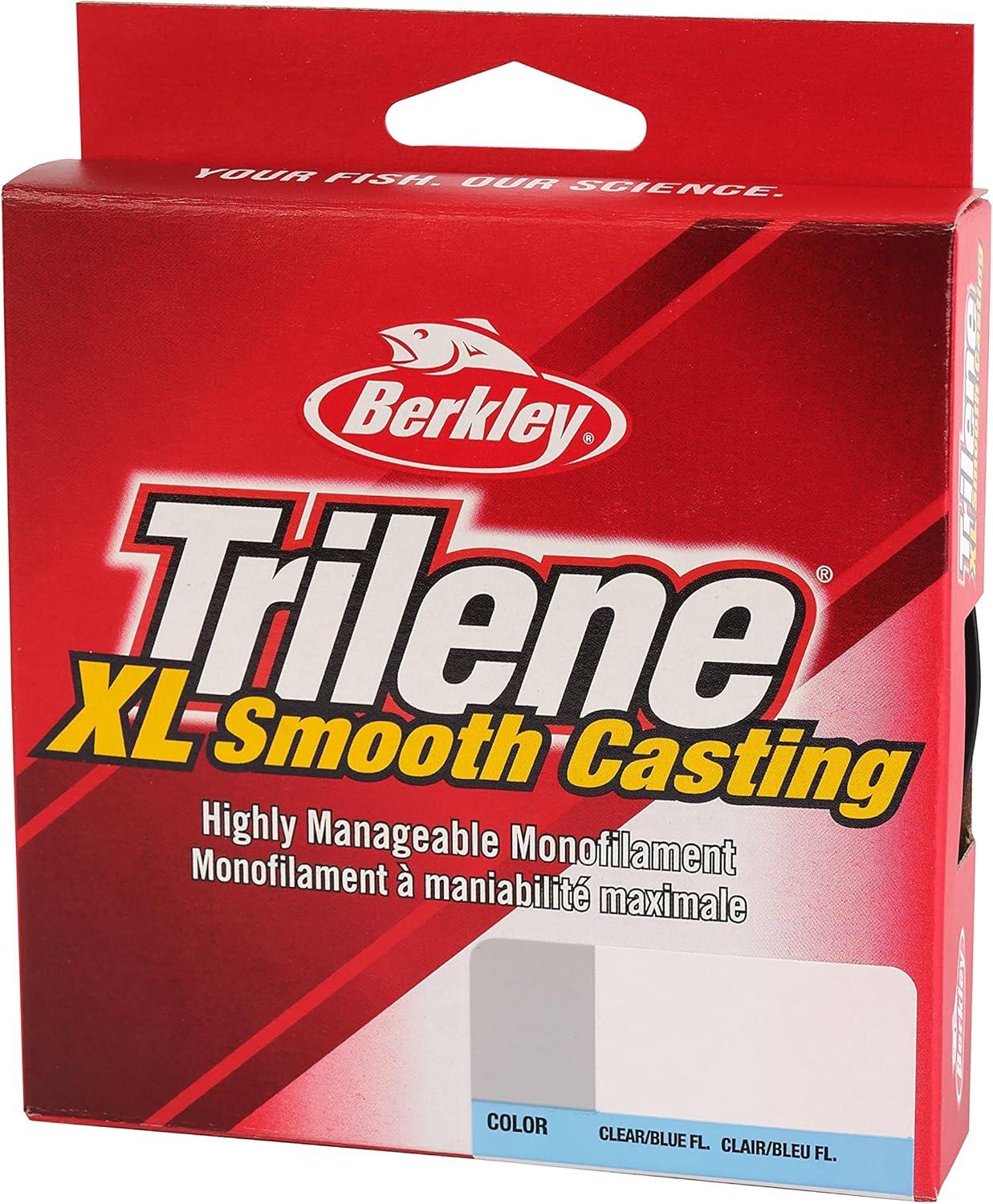 imageBerkley Trilene XL Monofilament Fishing LineFluorescent ClearBlue