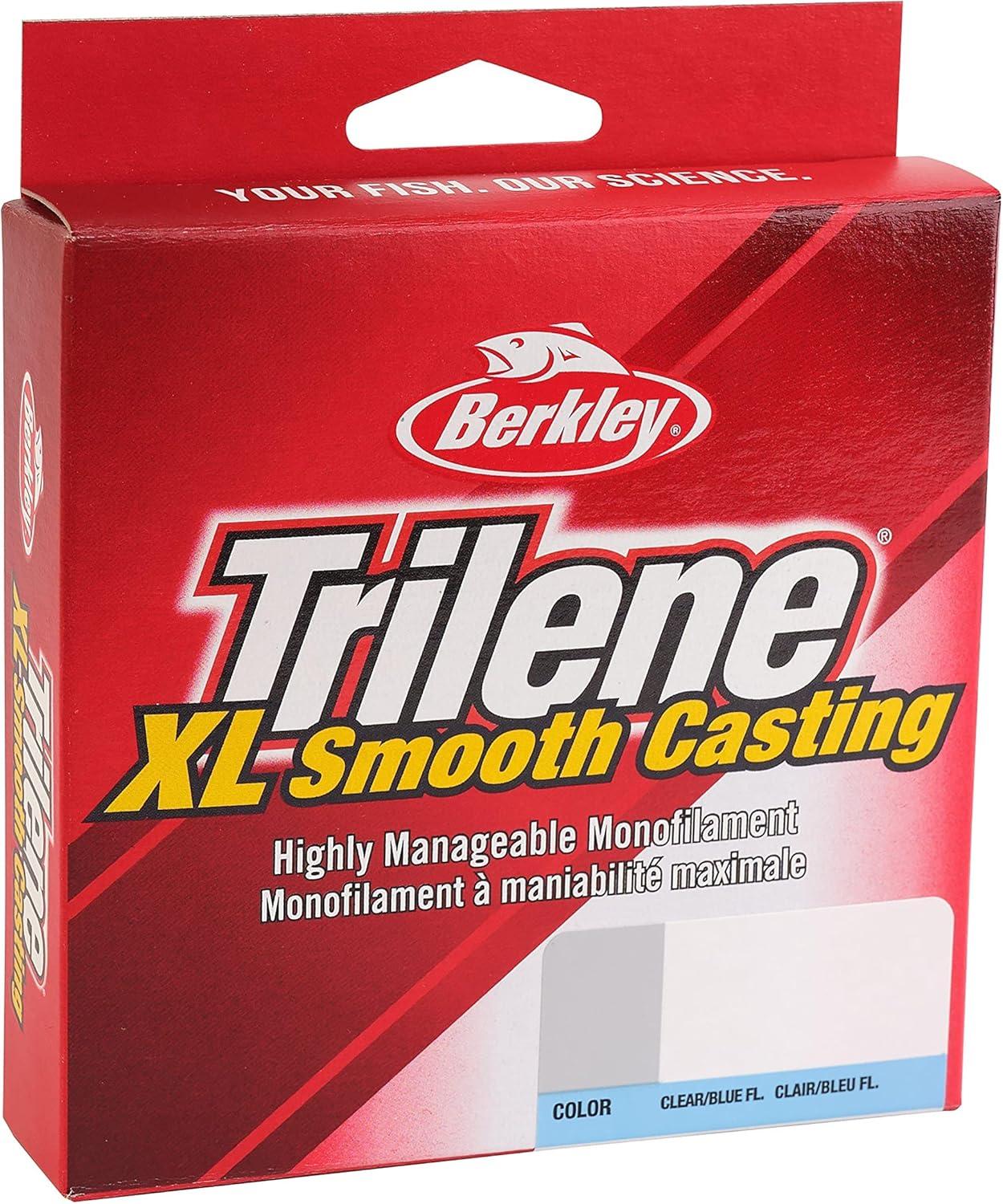 imageBerkley Trilene XL Monofilament Fishing LineFluorescent ClearBlue