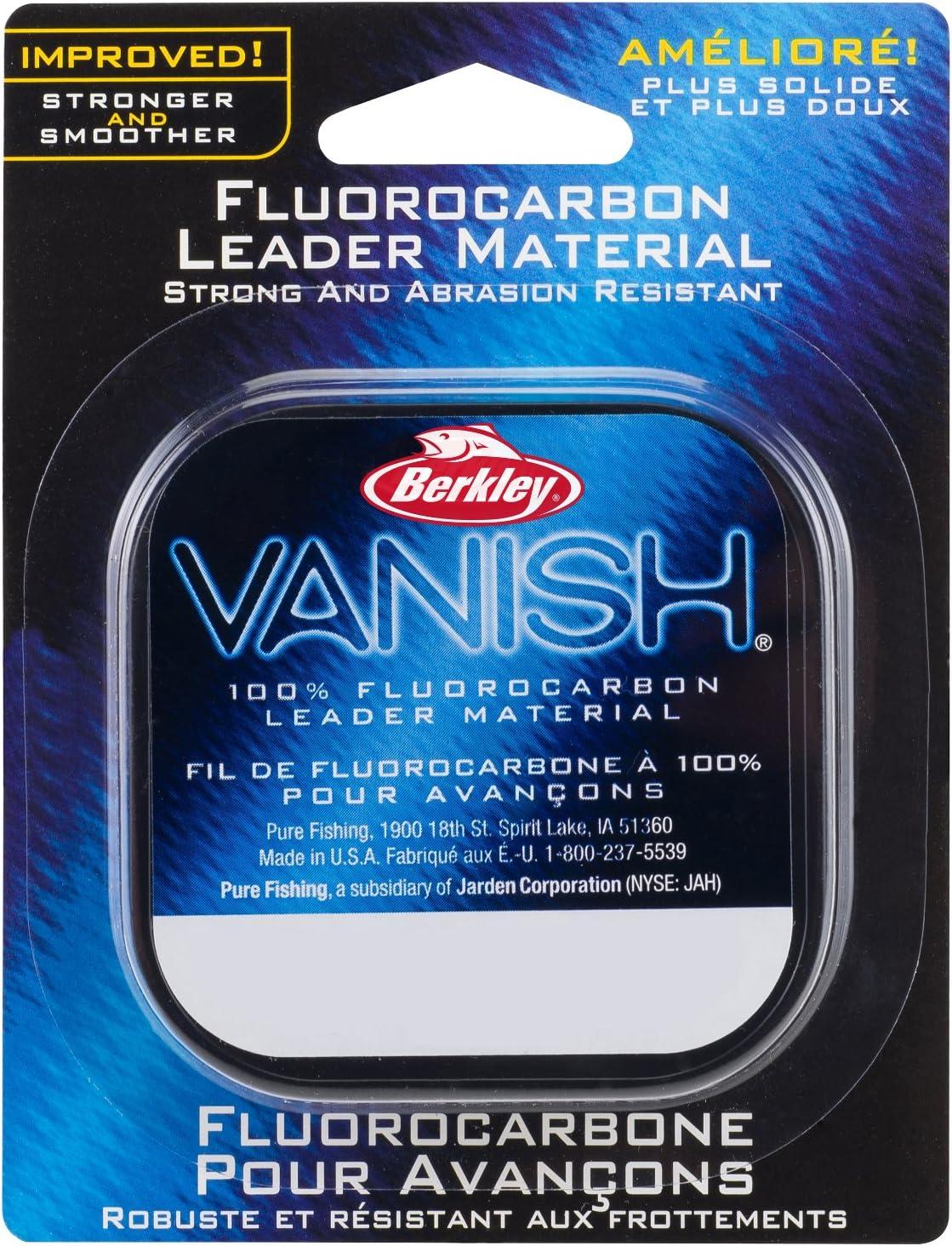 imageBerkley Vanish Fluorocarbon Fishing LineLeader MaterialClear Leader