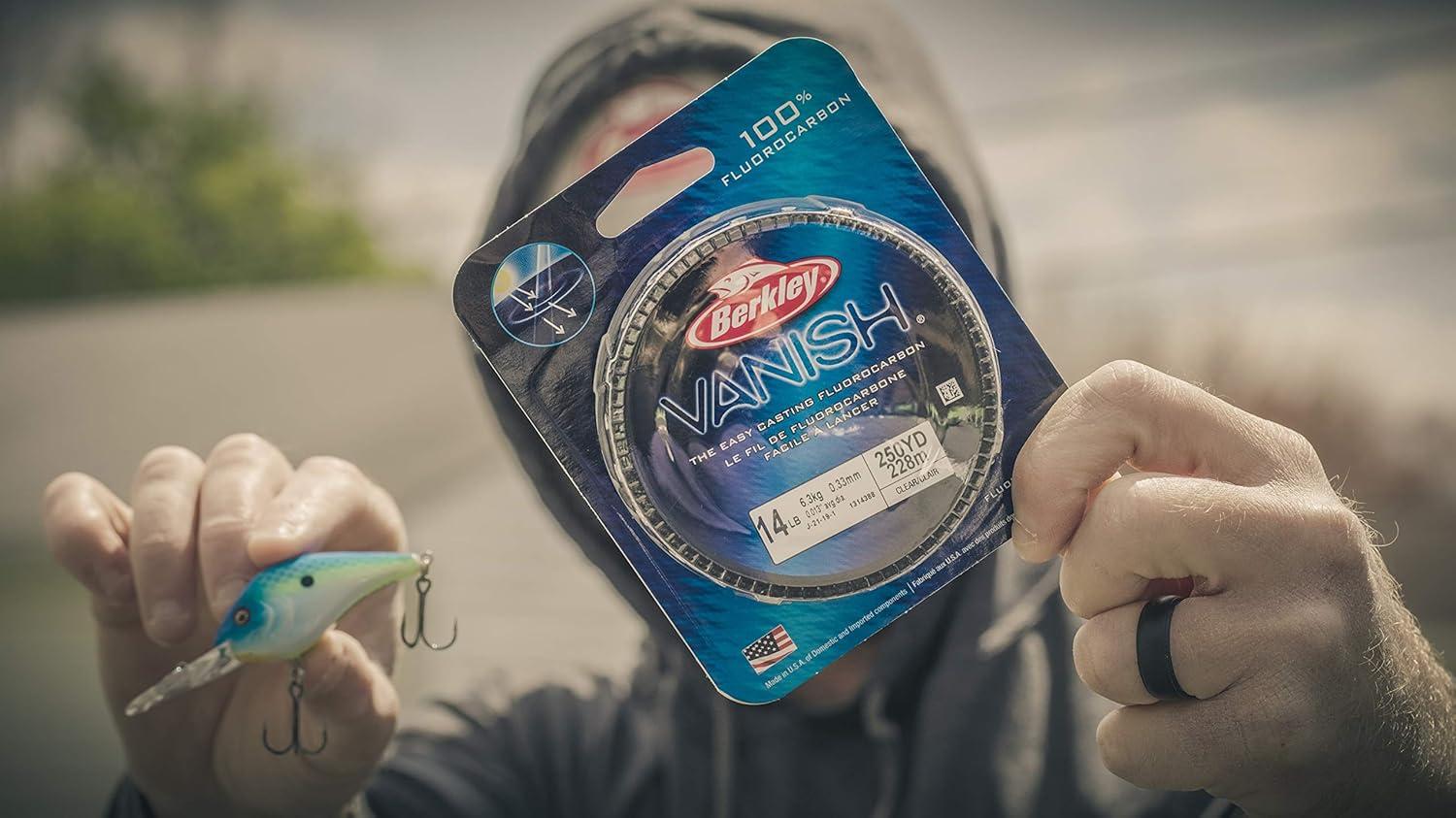 imageBerkley Vanish Fluorocarbon Fishing LineLeader MaterialClear Leader Coil