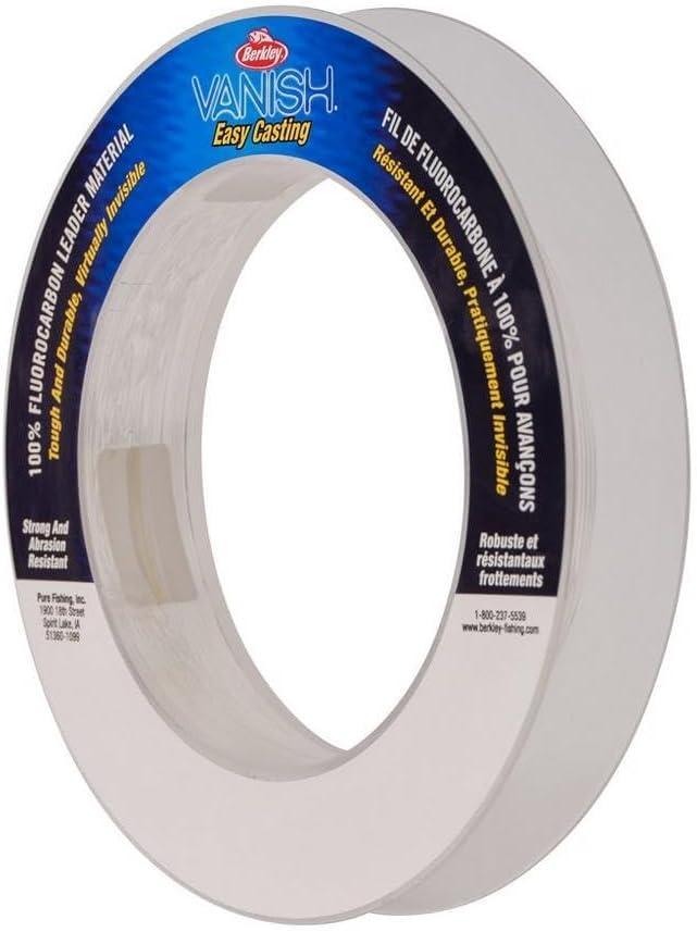 imageBerkley Vanish Fluorocarbon Fishing LineLeader MaterialClear Leader Coil