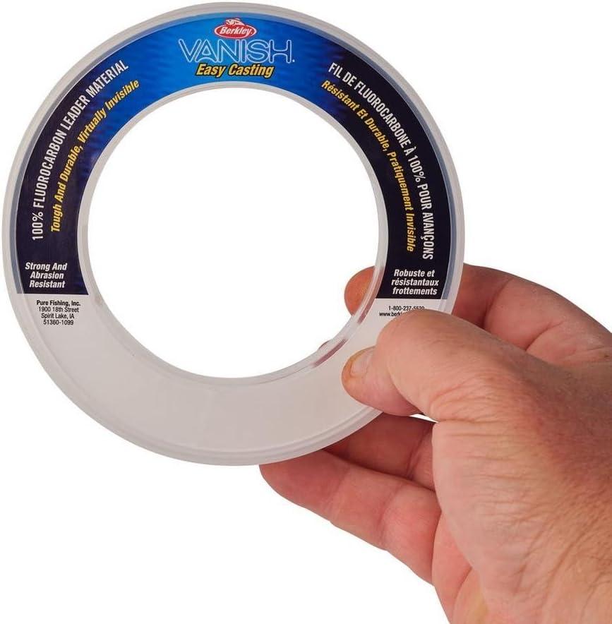 imageBerkley Vanish Fluorocarbon Fishing LineLeader MaterialClear Leader Coil
